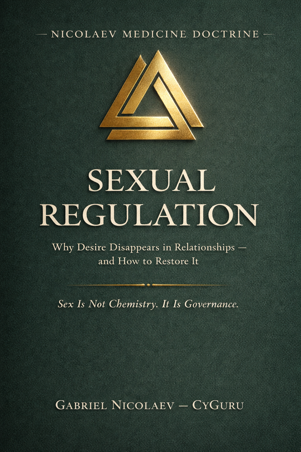 SEXUAL REGULATION — original book cover