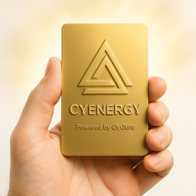 CyEnergy Card by CyGuru – Vibrational Energy Activated via NFC